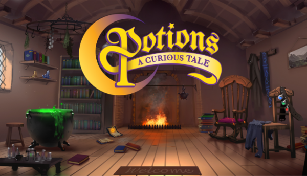 Potions initial game screen.