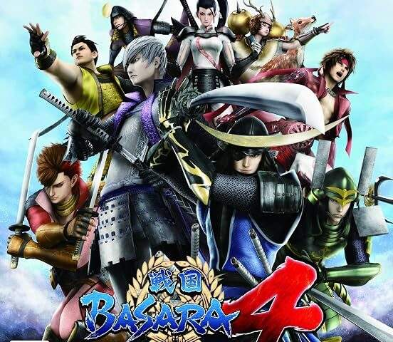 Official PS3 box art for Sengoku BASARA 4 showing the samurai cast