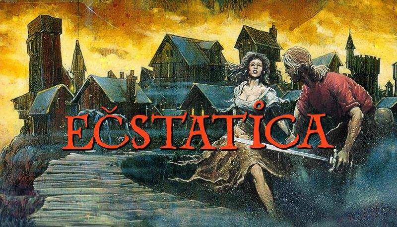 Ecstatica 1 & 2 announcement key art — Andrew Spencer's ellipsoid-graphics survival-horror classics return on October 26, 2026