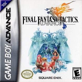 North American Game Boy Advance box art for Final Fantasy Tactics Advance (2003)