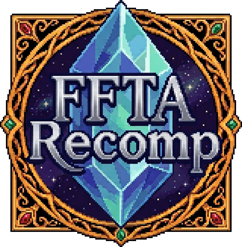 FFTARecomp project logo, the fan tool that rebuilds Final Fantasy Tactics Advance as a native app