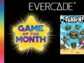 FleaRun! key art for Evercade's October 2026 Game of the Month announcement