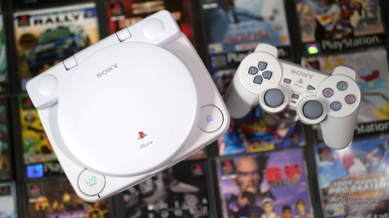 Krikzz's PS1 ODE prototype shown plugged into a PSOne console