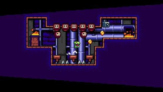 Prisonela MD Mega Drive gameplay screenshot showing trap-filled pixel-art rooms