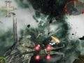 X-wing dogfighting around a Star Destroyer in Star Wars: Rogue Squadron II: Rogue Leader
