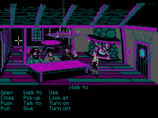 The Secret of Monkey Island running in ScummVM