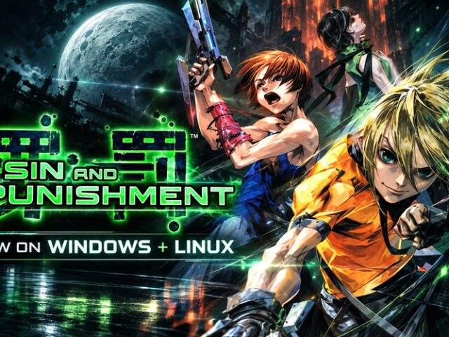 Sin and Punishment gameplay running on PC via the snprecomp port