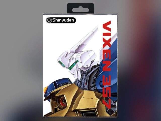 Key art for the Sega Mega Drive strategy RPG Vixen 357