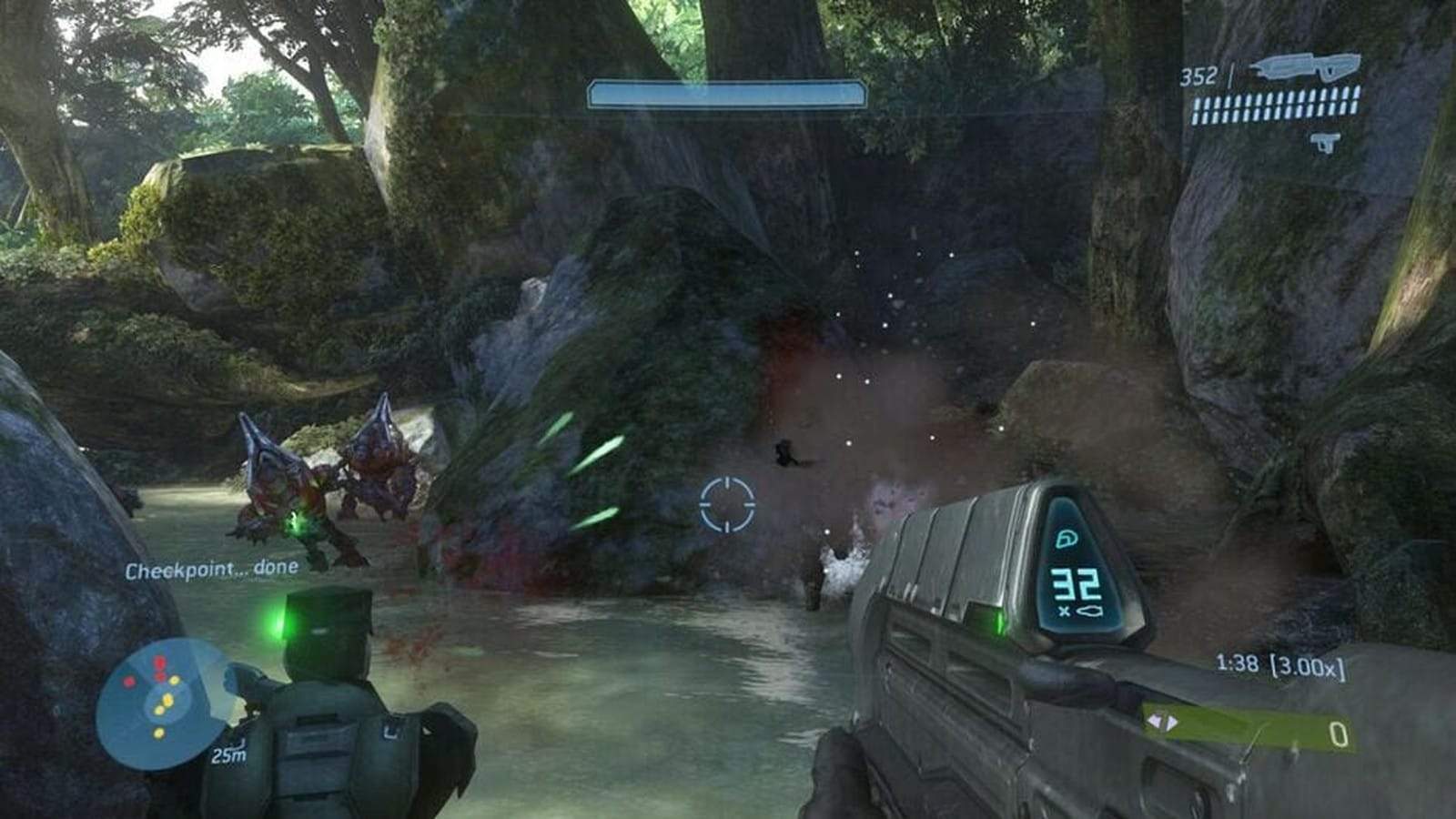 Halo 3 multiplayer gameplay — one of the 200+ Xbox 360 system-link titles Xenia Edge now supports online